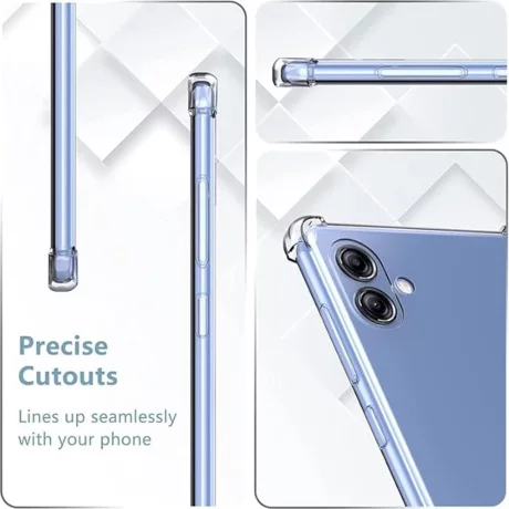 Husa pentru Samsung Galaxy A05 - Techsuit Shockproof Clear Silicone - Clear