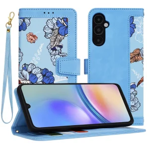 Husa pentru Samsung Galaxy A05s - Techsuit FlipCraft - Vibrant Blue