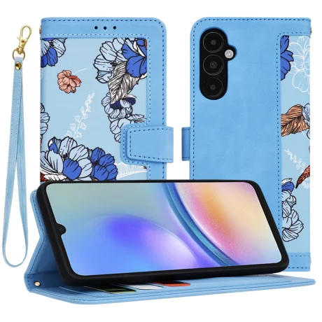 Husa pentru Samsung Galaxy A05s - Techsuit FlipCraft - Vibrant Blue