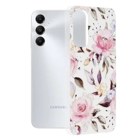 Husa pentru Samsung Galaxy A05s - Techsuit Marble Series - Chloe White