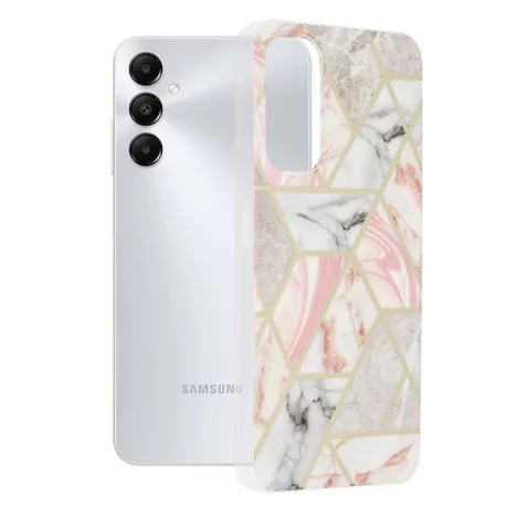 Husa pentru Samsung Galaxy A05s - Techsuit Marble Series - Pink Hex