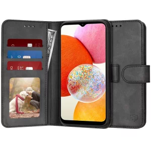 Husa pentru Samsung Galaxy A14 4G / A14 5G - Techsuit Diary Book - Black
