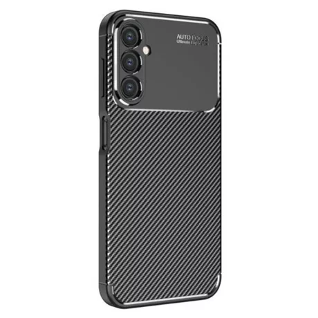 Husa pentru Samsung Galaxy A15 4G / A15 5G - Techsuit CarbonFiber - Black