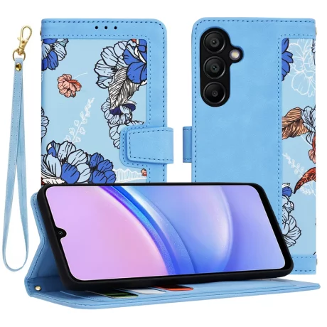 Husa pentru Samsung Galaxy A15 4G / A15 5G - Techsuit FlipCraft - Vibrant Blue