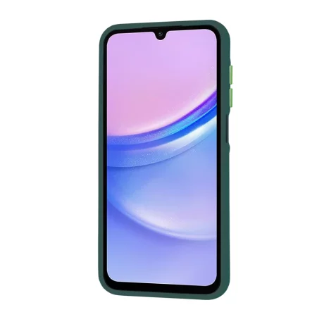 Husa pentru Samsung Galaxy A15 4G / A15 5G - Techsuit HaloFrost Series - Midnight Green