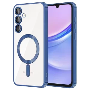 Husa pentru Samsung Galaxy A15 4G / A15 5G - Techsuit Luxury Crystal MagSafe - Deep Blue