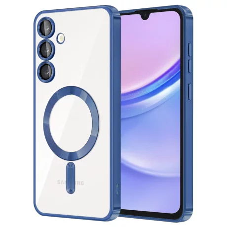 Husa pentru Samsung Galaxy A15 4G / A15 5G - Techsuit Luxury Crystal MagSafe - Deep Blue