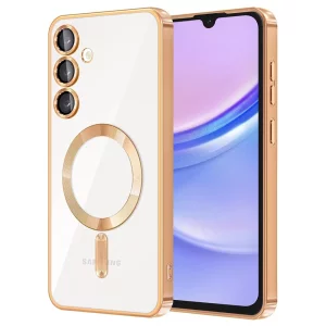 Husa pentru Samsung Galaxy A15 4G / A15 5G - Techsuit Luxury Crystal MagSafe - Gold