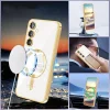 Husa pentru Samsung Galaxy A15 4G / A15 5G - Techsuit Luxury Crystal MagSafe - Light Green
