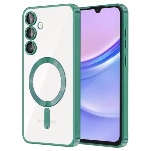 Husa pentru Samsung Galaxy A15 4G / A15 5G - Techsuit Luxury Crystal MagSafe - Light Green