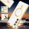 Husa pentru Samsung Galaxy A15 4G / A15 5G - Techsuit Luxury Crystal MagSafe - Light Purple