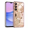 Husa pentru Samsung Galaxy A15 4G / A15 5G - Techsuit Luxury Glitter MagSafe - Rose Gold