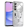 Husa pentru Samsung Galaxy A15 4G / A15 5G - Techsuit Luxury Glitter MagSafe - Silver