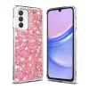 Husa pentru Samsung Galaxy A15 4G / A15 5G - Techsuit Sparkly Glitter - Pink