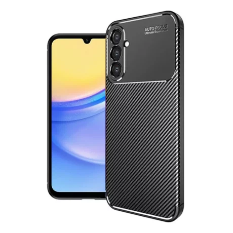 Husa pentru Samsung Galaxy A16 4G / A16 5G - Techsuit CarbonFiber - Black