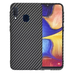 Husa pentru Samsung Galaxy A20e - Techsuit Carbonite FiberShell - Black