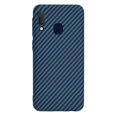 Husa pentru Samsung Galaxy A20e - Techsuit Carbonite FiberShell - Cyan