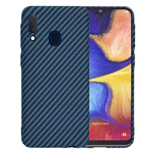 Husa pentru Samsung Galaxy A20e - Techsuit Carbonite FiberShell - Cyan