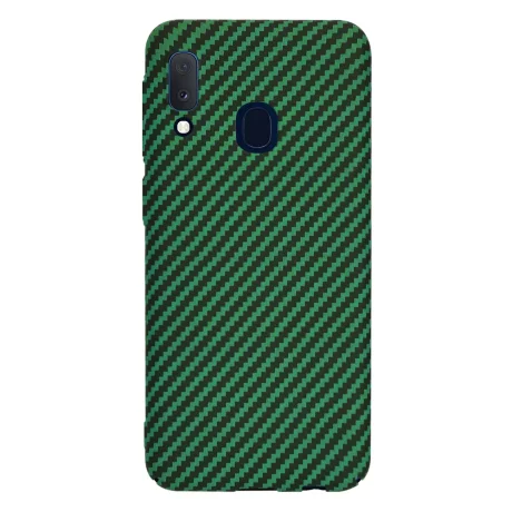 Husa pentru Samsung Galaxy A20e - Techsuit Carbonite FiberShell - Green