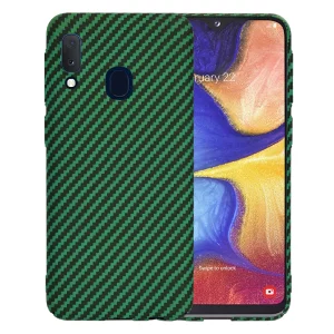 Husa pentru Samsung Galaxy A20e - Techsuit Carbonite FiberShell - Green