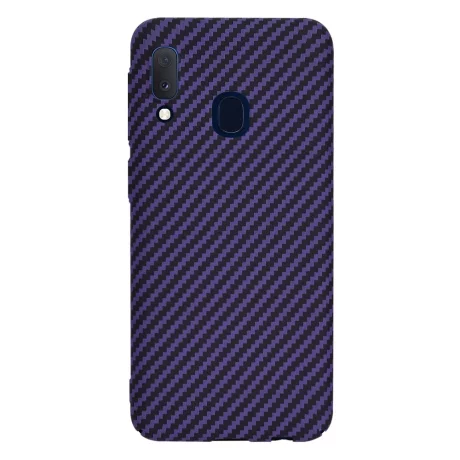 Husa pentru Samsung Galaxy A20e - Techsuit Carbonite FiberShell - Purple