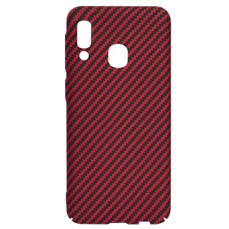 Husa pentru Samsung Galaxy A20e - Techsuit Carbonite FiberShell - Red