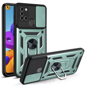 Husa pentru Samsung Galaxy A21s - Techsuit CamShield Series - Green