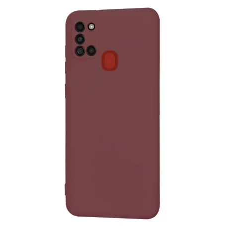 Husa pentru Samsung Galaxy A21s - Techsuit SoftFlex - Plum Red