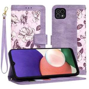 Husa pentru Samsung Galaxy A22 5G - Techsuit FlipCraft - Mysterious Purple
