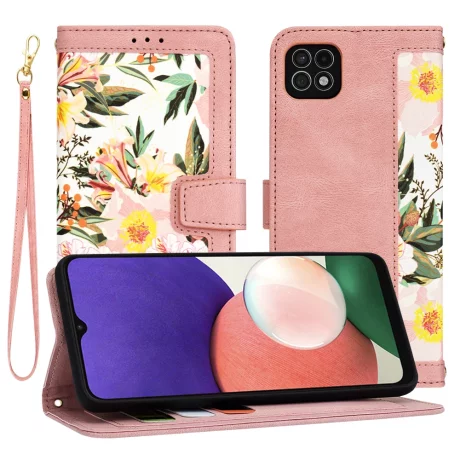 Husa pentru Samsung Galaxy A22 5G - Techsuit FlipCraft - Sweetheart Pink