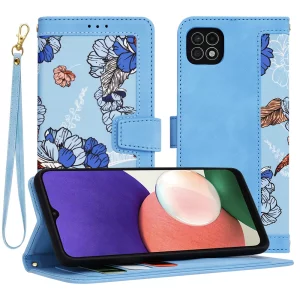 Husa pentru Samsung Galaxy A22 5G - Techsuit FlipCraft - Vibrant Blue