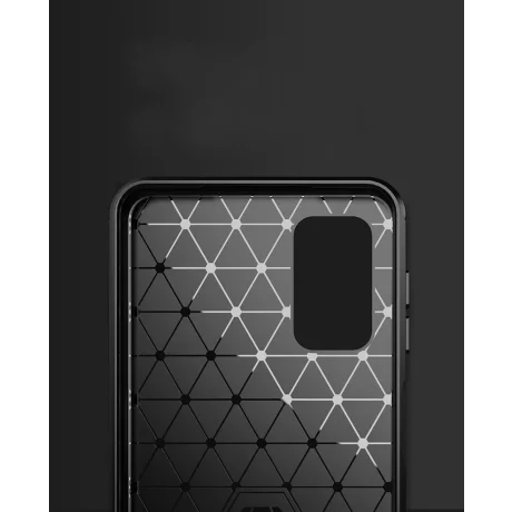 Husa pentru Samsung Galaxy A32 5G - Techsuit Carbon Silicone - Black