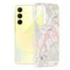 Husa pentru Samsung Galaxy A35 5G - Techsuit Marble Series - Pink Hex