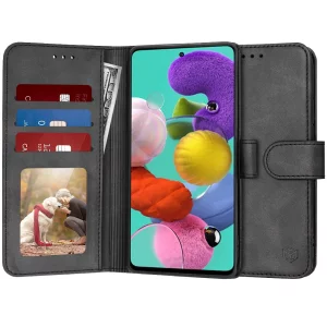 Husa pentru Samsung Galaxy A51 4G - Techsuit Diary Book - Black