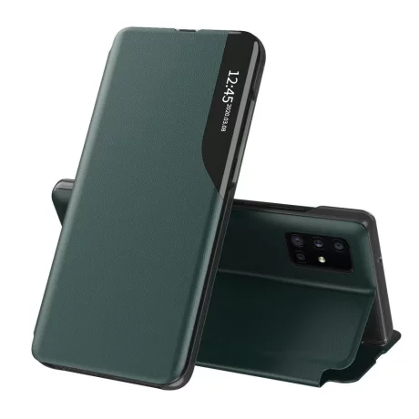 Husa pentru Samsung Galaxy A51 4G - Techsuit eFold Series - Dark Green