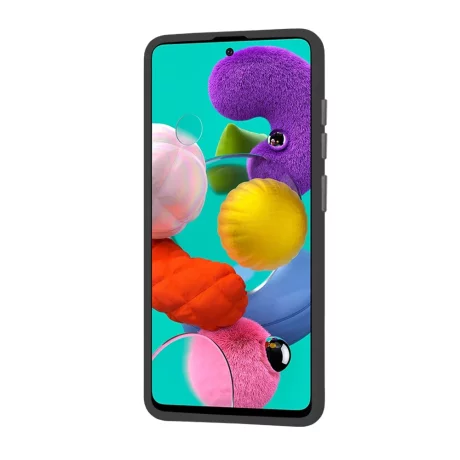 Husa pentru Samsung Galaxy A51 4G - Techsuit HaloFrost Series - Black