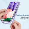 Husa pentru Samsung Galaxy A52 4G / A52 5G / A52s 5G + Folie - Techsuit ColorVerse 360 Series - Black