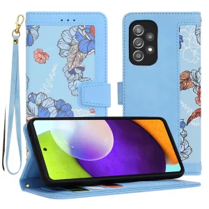 Husa pentru Samsung Galaxy A52 4G / A52 5G / A52s 5G - Techsuit FlipCraft - Vibrant Blue