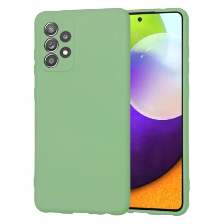 Husa pentru Samsung Galaxy A52 4G / A52 5G / A52s 5G - Techsuit SoftFlex - Mint Green