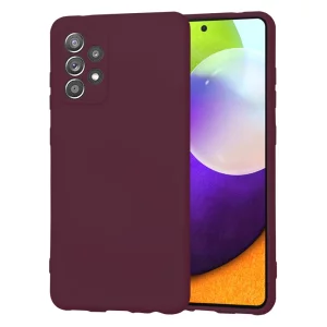 Husa pentru Samsung Galaxy A52 4G / A52 5G / A52s 5G - Techsuit SoftFlex - Plum Red