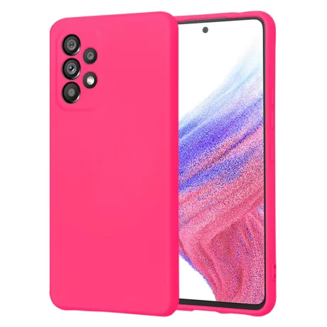 Husa pentru Samsung Galaxy A53 5G - Techsuit SoftFlex - Hot Pink