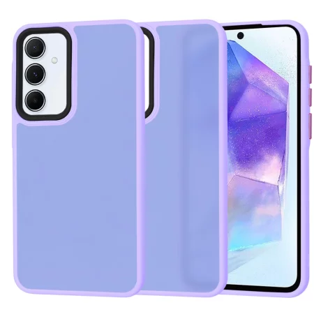 Husa pentru Samsung Galaxy A55 5G - Techsuit HaloFrost Series - Light Purple