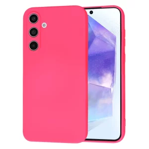 Husa pentru Samsung Galaxy A55 5G - Techsuit SoftFlex - Hot Pink