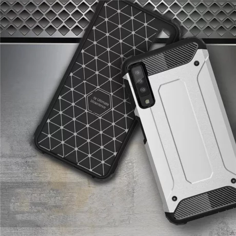Husa pentru Samsung Galaxy A7 2018 - Techsuit Hybrid Armor - Black