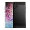 Husa pentru Samsung Galaxy Note 10 Plus 4G / Note 10 Plus 5G - Techsuit Carbon Silicone - Black