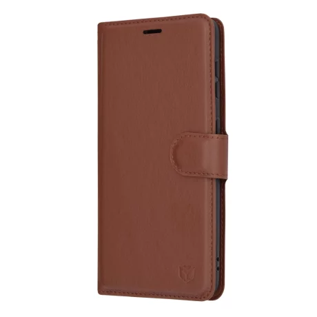 Husa pentru Samsung Galaxy S21 5G - Techsuit Leather Folio - Brown