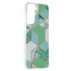 Husa pentru Samsung Galaxy S21 5G - Techsuit Marble Series - Green Hex