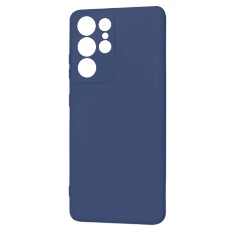 Husa pentru Samsung Galaxy S21 Ultra 5G - Techsuit SoftFlex - Navy Blue