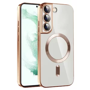 Husa pentru Samsung Galaxy S22 Plus 5G - Techsuit Luxury Crystal MagSafe - Gold