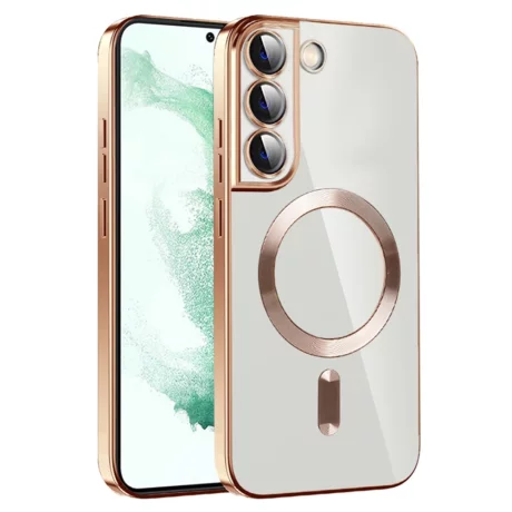 Husa pentru Samsung Galaxy S22 Plus 5G - Techsuit Luxury Crystal MagSafe - Gold